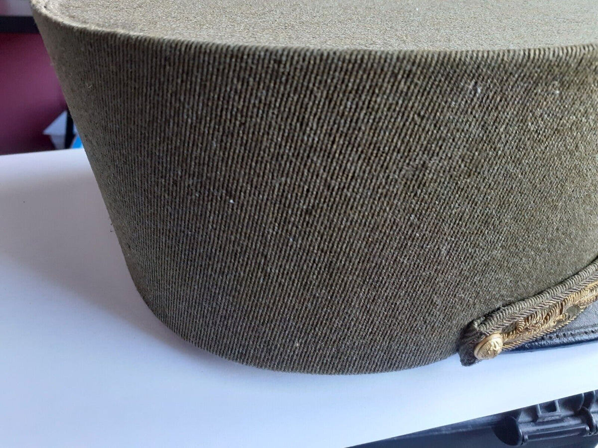 Très  beau et très rare Kepi de campagne d'un général de division (avec barre dorée de commandement supérieur)