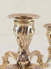 Bougeoir candelabres en argent massif 925 d'epoque 19eme