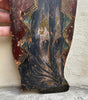 Tableau Ancien Portrait Vierge Marie en Prière Peinture Religieuse Icône  Bois