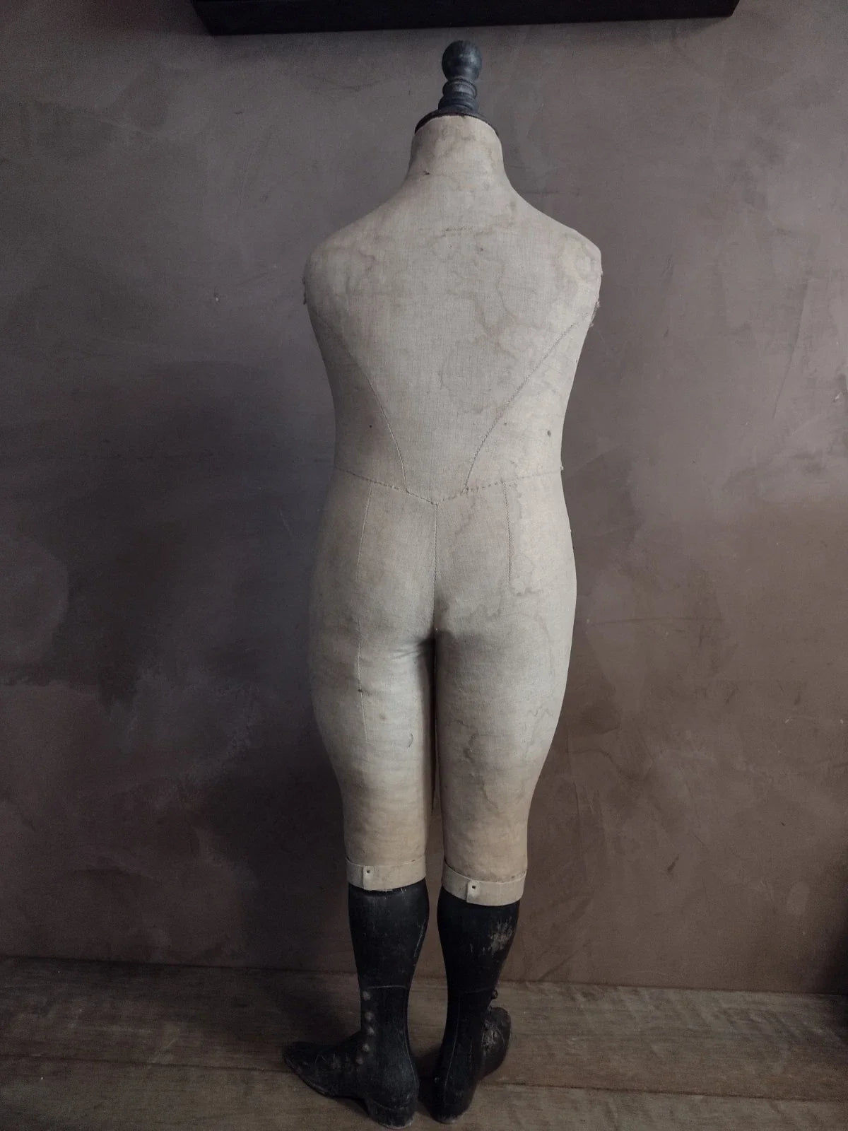 Ancien mannequin enfant Stockman. Rare Buste De Vitrine