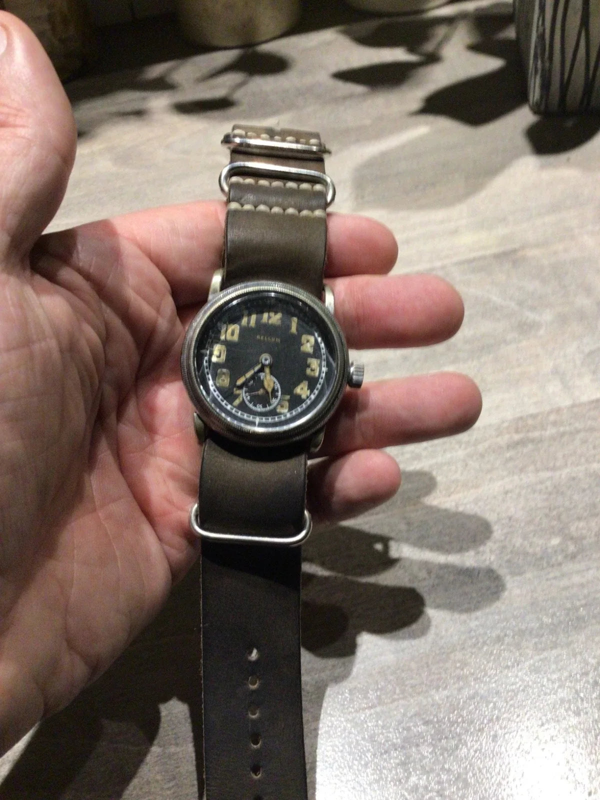 Montre ancienne aviateur vintage