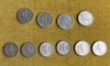 Lot 35 pièces anciennes argent ecu xix ème nap 3 louis philippe leopold hercule