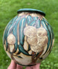 LOUIS LOURIOUX VASE GRES BOGUE CHATAIGNIER