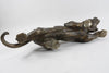 Statuette en bronze tigre rampant
