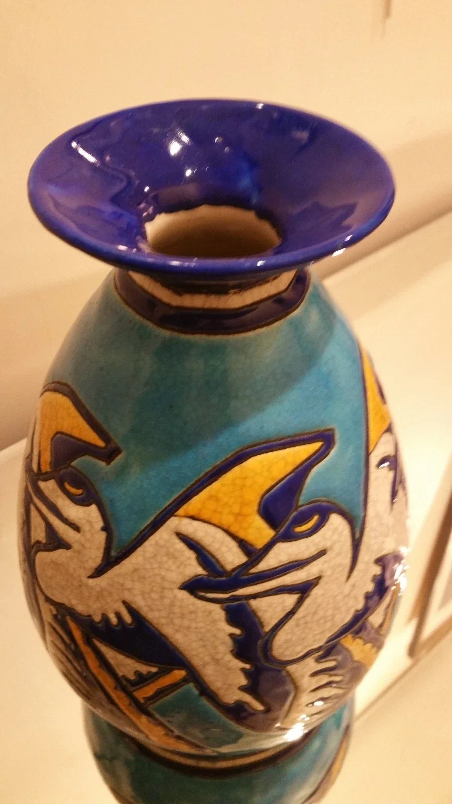 Vase art déco Charles Catteau, Boch, Keramis