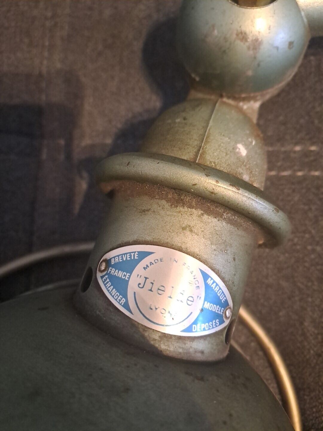 Lampe industriel ancienne jielde 3 bras