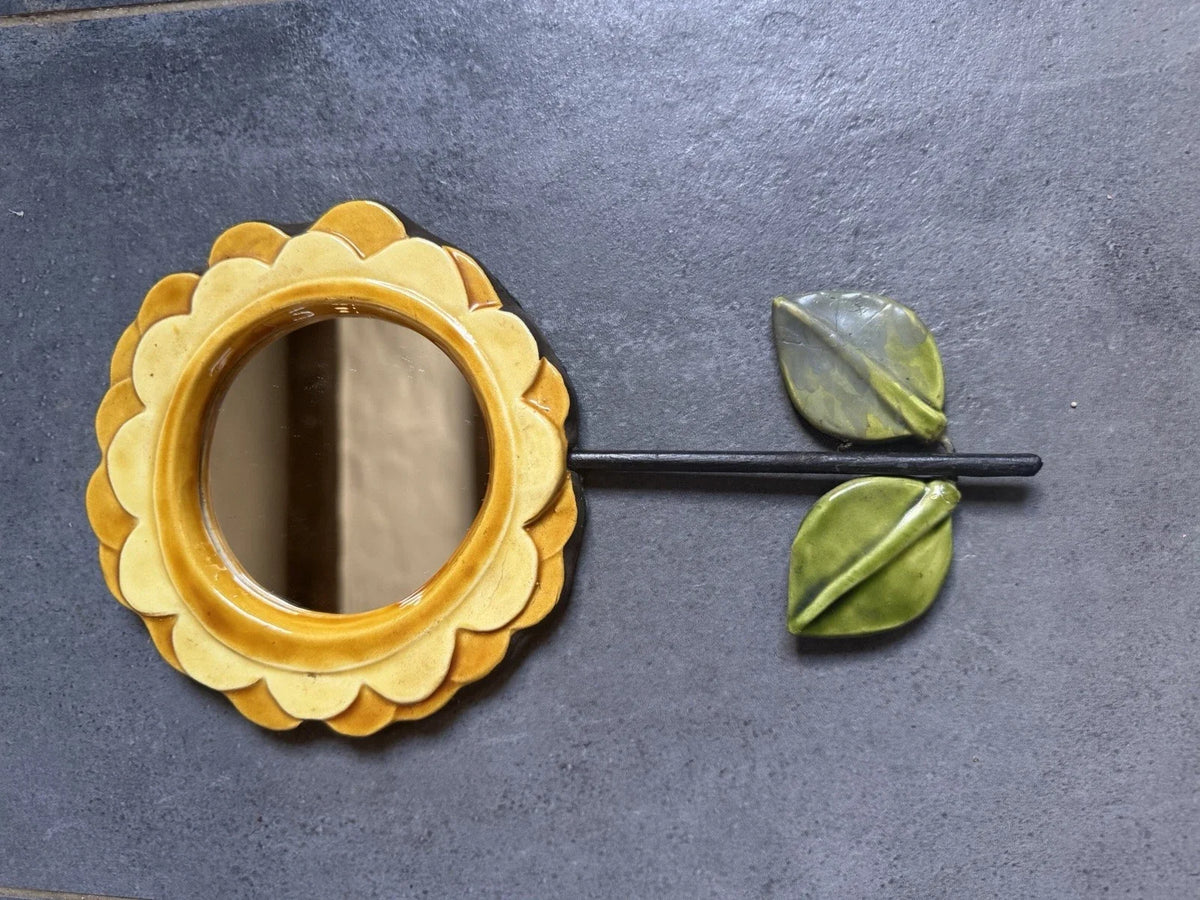 Miroir à main Mithé Espelt 1960 mithe espelt céramique 1950 1960