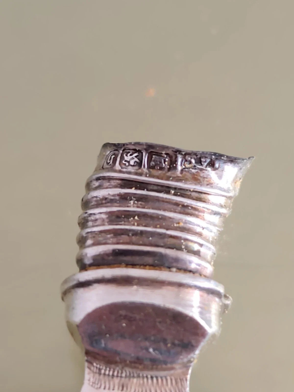 Ancien Lot Débris En Argent Massif Anglais Poinçons XIXe