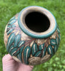 LOUIS LOURIOUX VASE GRES BOGUE CHATAIGNIER