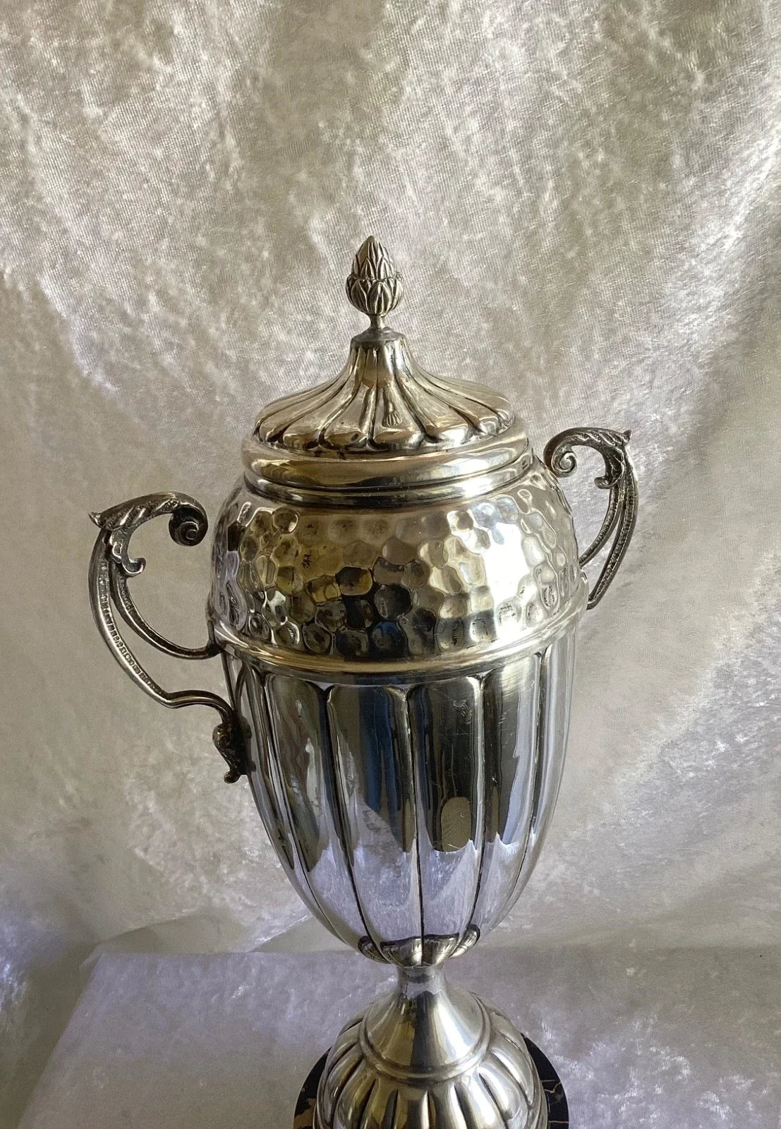 RARE GRANDE COUPE  TROPHÉE ANCIENNE ARGENT MASSIF