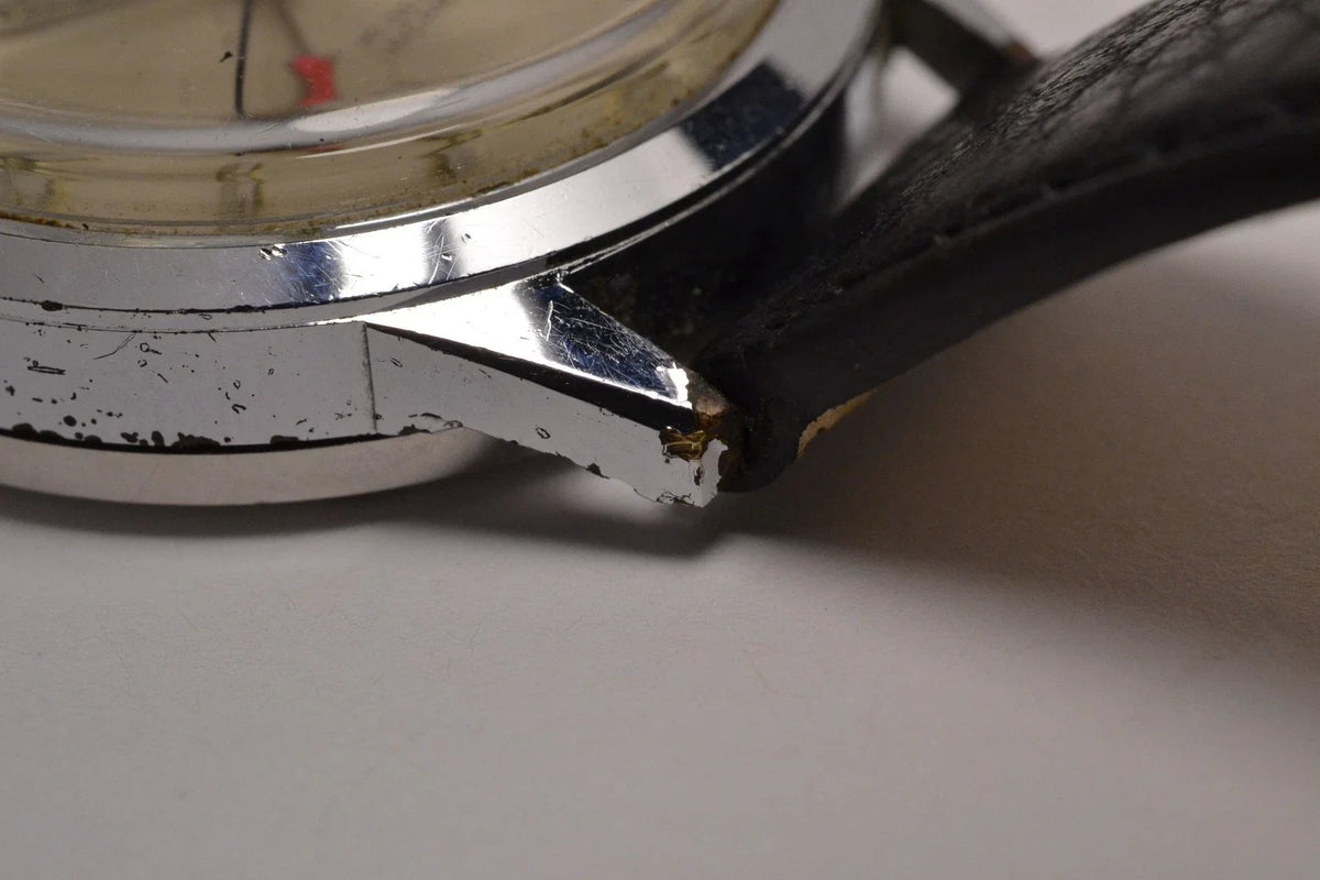 MONTRE VULCAIN ALARM VINTAGE REVEIL 1960 SWISS WATCH