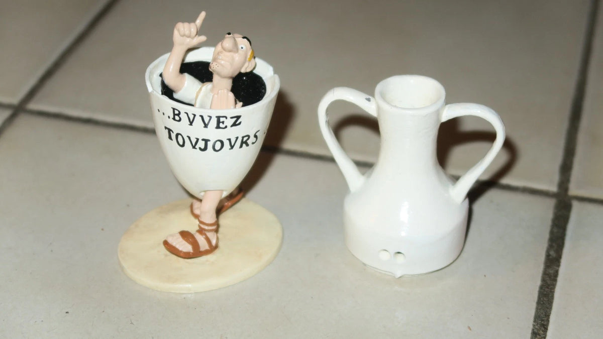 PIXI ASTERIX GLADIATEUR AMPHORE PUBLICITAIRE BLANCHE NUMEROTEE 91250 SERIE 4175