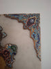 Bénitier mural XIXe siècle en marbre, bronze, doré et émaux cloisonnés