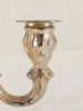 Bougeoir candelabres en argent massif 925 d'epoque 19eme