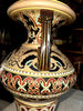 MAGNIFIQUE GRAND VASE EN GRES BYSANTIN SARREGUEMINES no 831