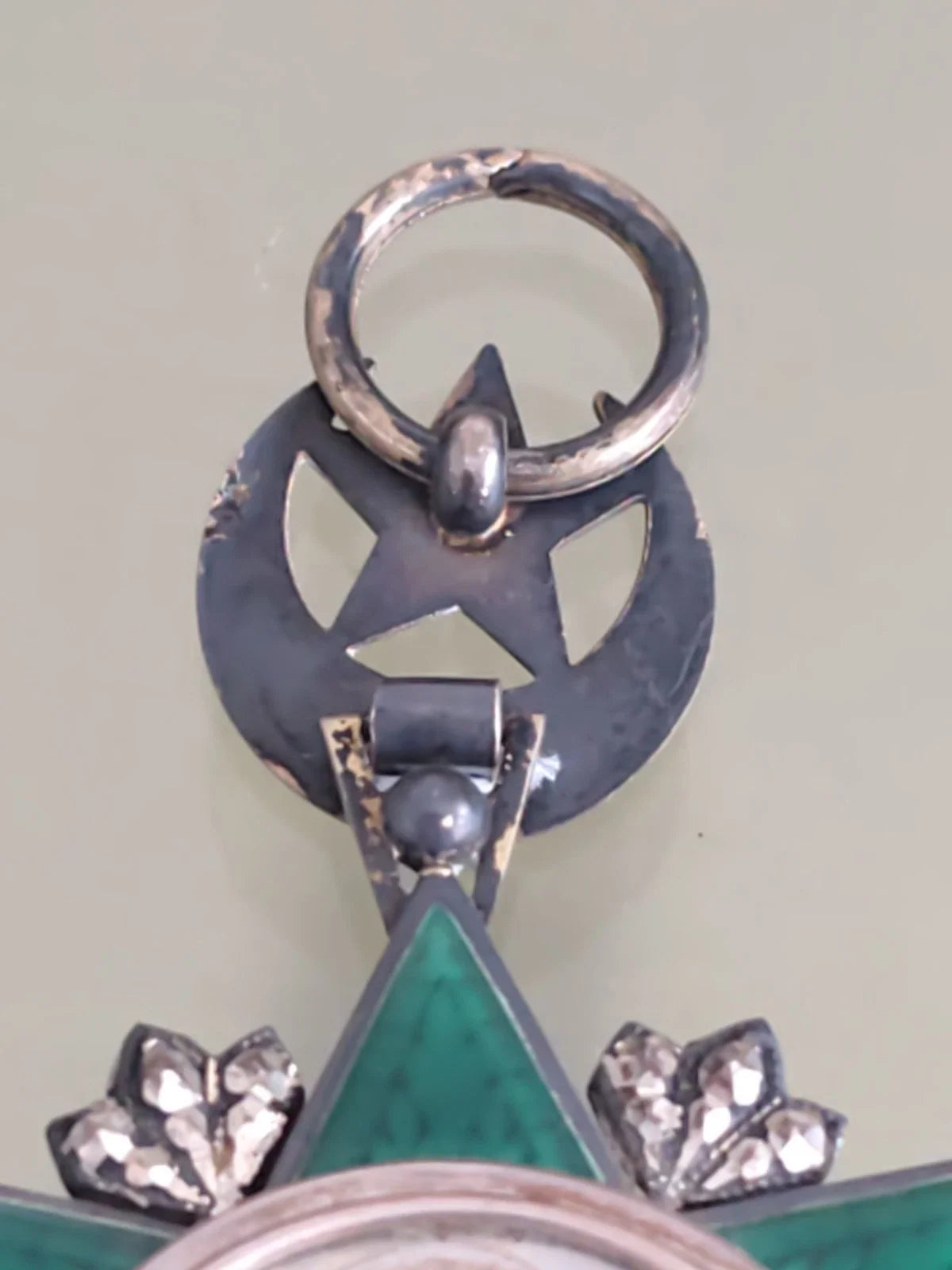 Insigne Ordre du Nichan Iftikhar - Tunisie-Empire Ottoman - Argent & Émail-