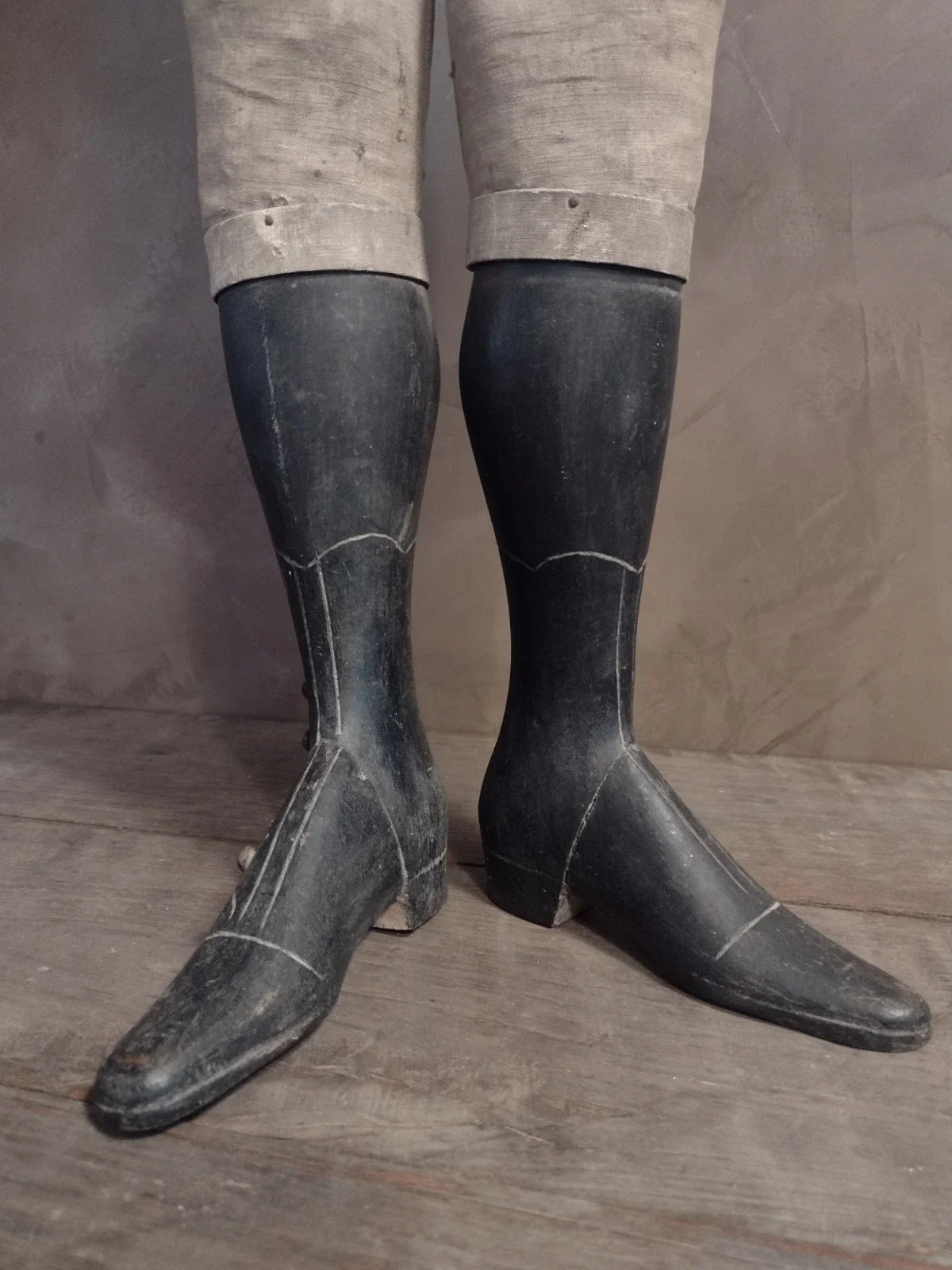 Ancien mannequin enfant Stockman. Rare Buste De Vitrine