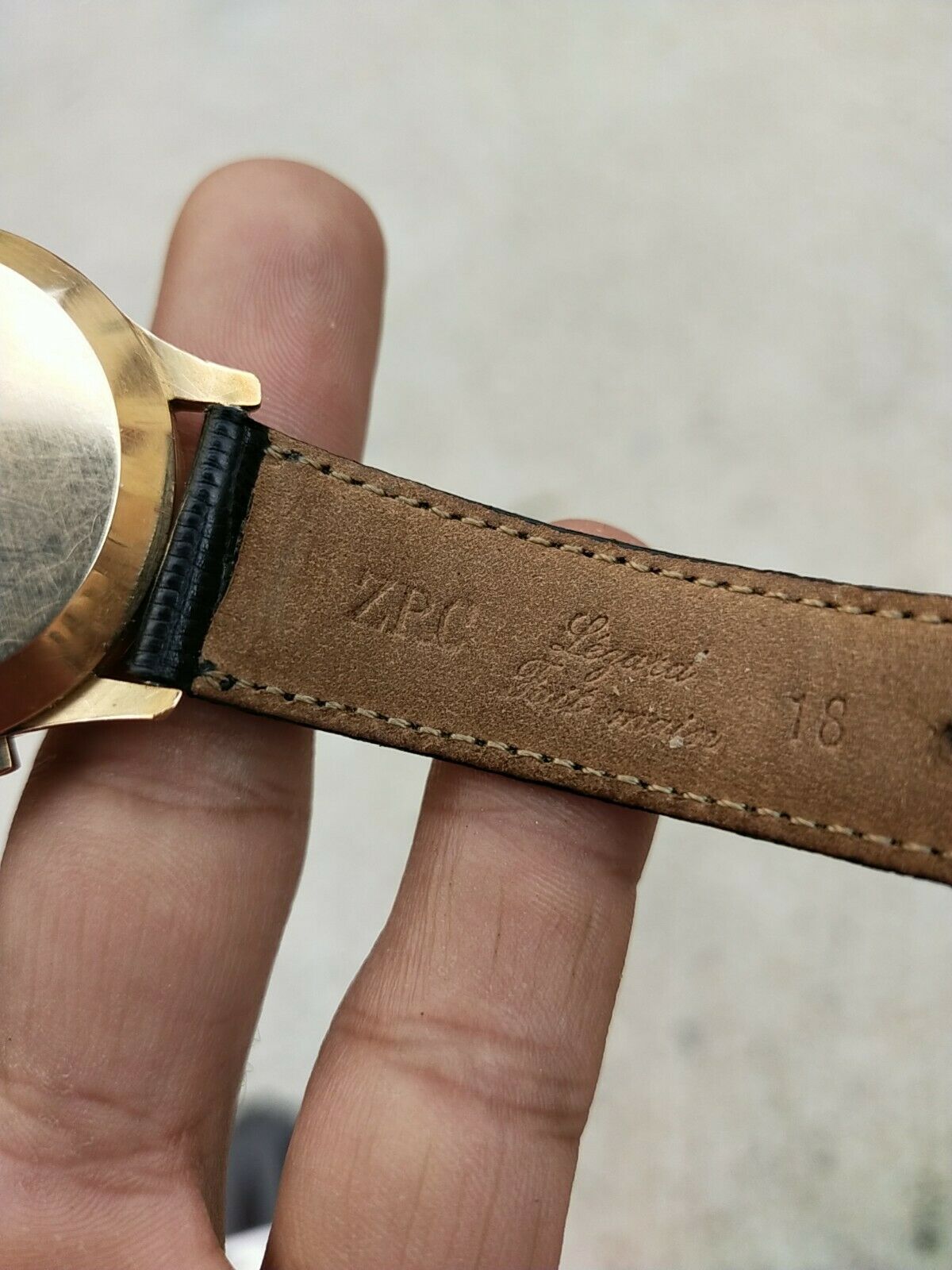 Montre vintage bulova cronograph automatic or18k
