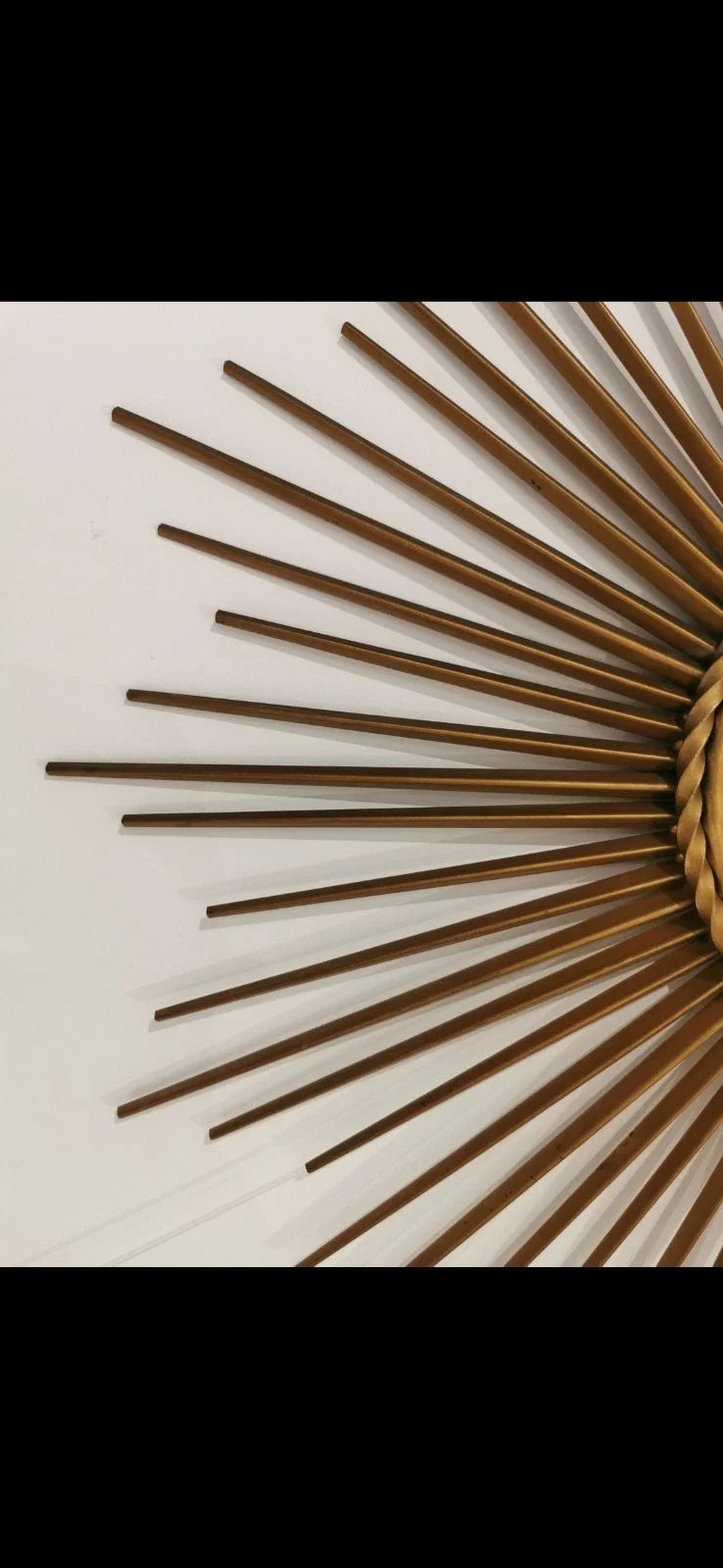 MIROIR OEIL SORCIERE VINTAGE SIGNE CHATY VALLAURIS POILLERAT SUNBURST MIRROR XX