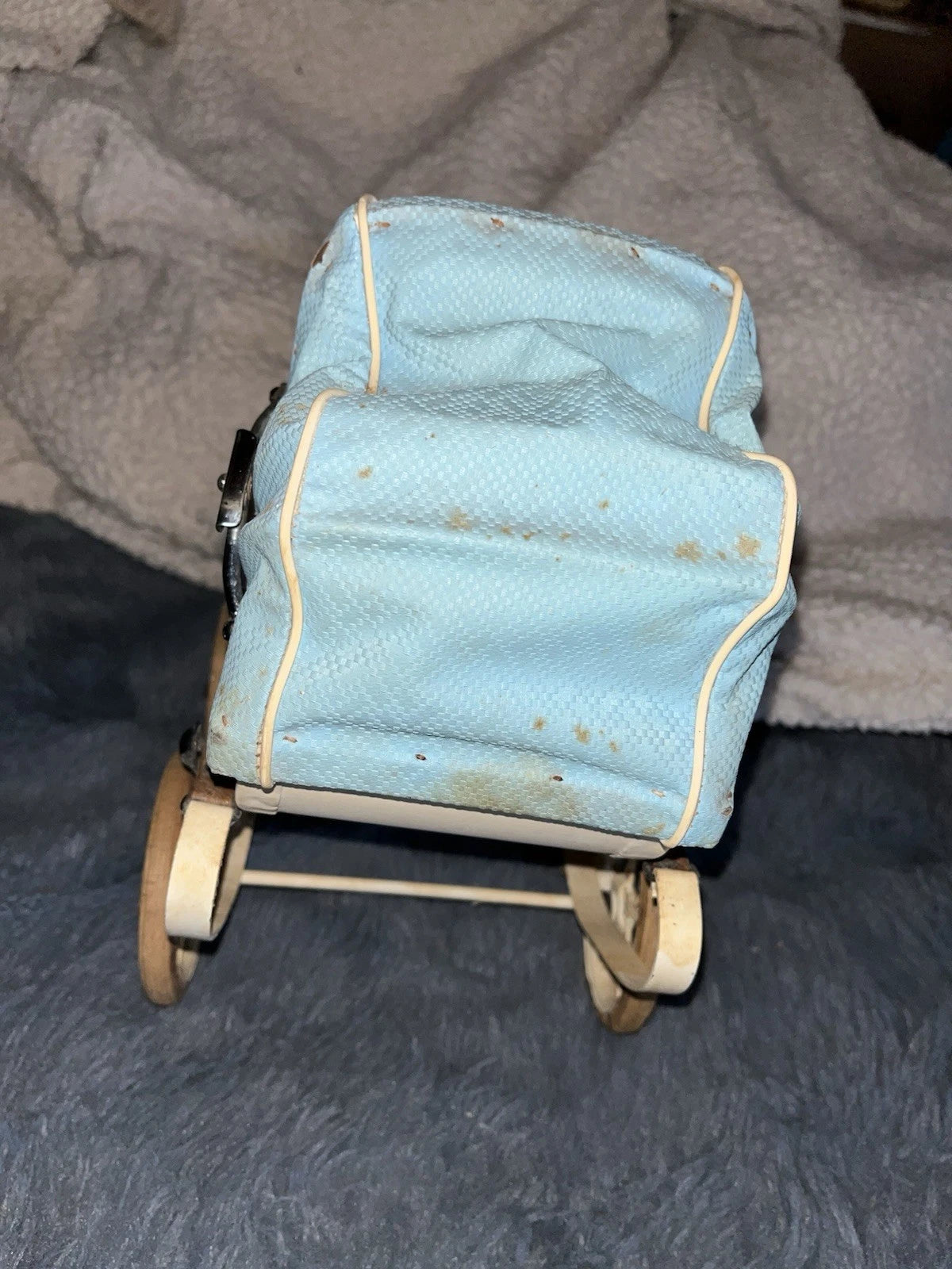 Landau Poussette de Poupée Ancien Doucet 1950