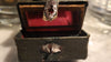 Rare et ancien sac de voyage en cuir de poupée Bleuette Jumeau