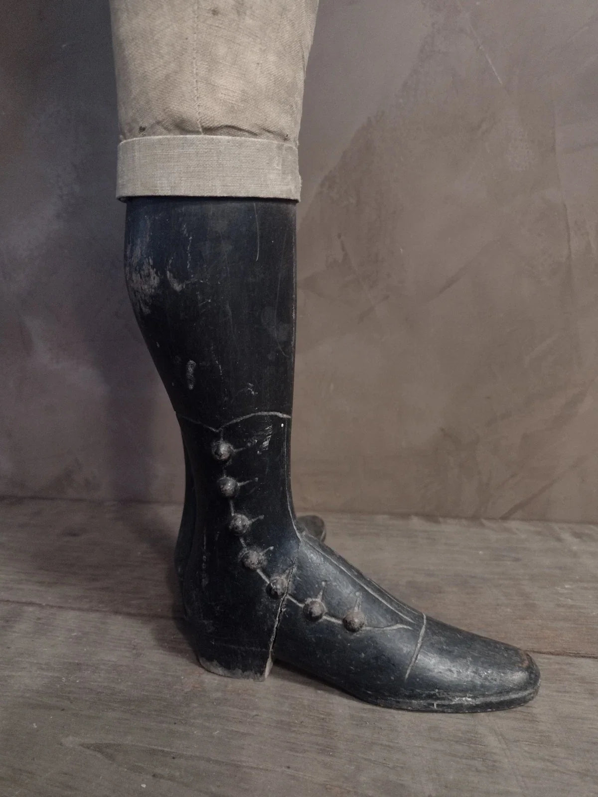 Ancien mannequin enfant Stockman. Rare Buste De Vitrine