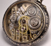 MONTRE ANCIENNE RARE GOUSSET SQUELETTE ARGENT NIELLO 1900 VINTAGE POCKET WATCH