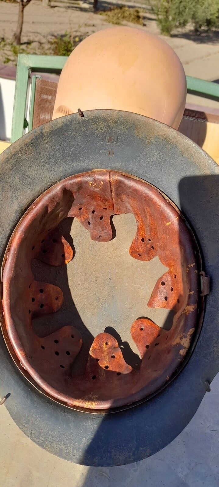 Casque Allemand modèle 42, camouflé grillagé, Allemagne WW.2