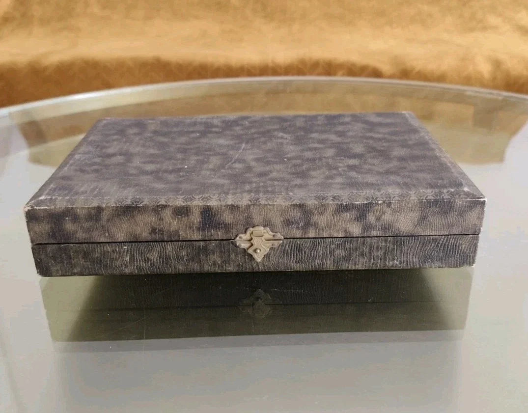 Ancien Coffret Verres  à Liqueur Argent Massif Poinçon Minerve XIXe