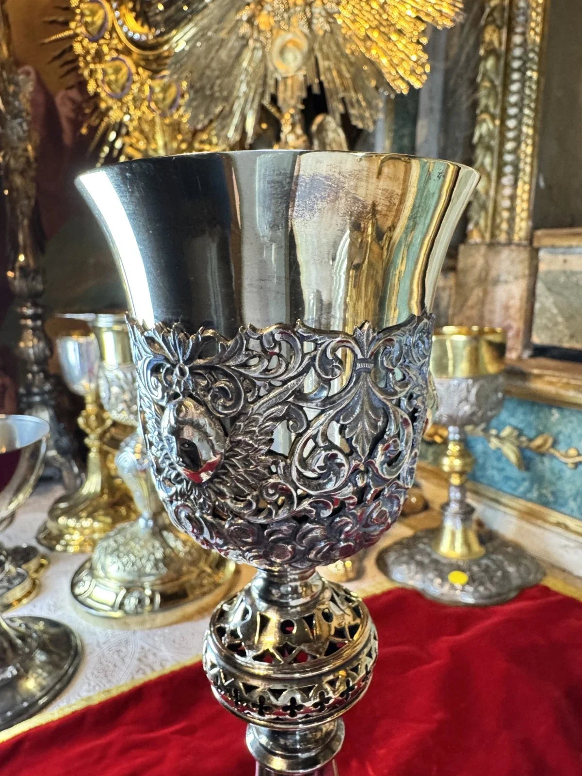 Calice Arménien en argent et vermeil - XIXe