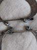 Ancienne paire de fibules berbère argent massif poinçons