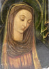 Tableau Religieux Ancien Huile Cuivre Portrait Vierge Renaissance XVIe-XVIIe