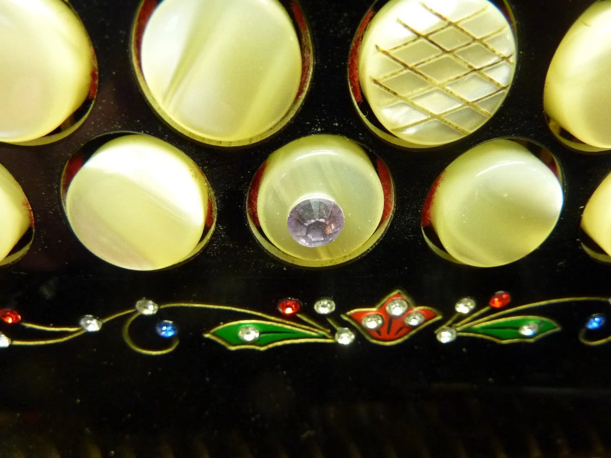 Rare et magnifique ancien accordéon diatonique FISART