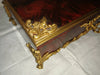 Coffret de table placage écailles style Louis XV Signé Rischmann Pau