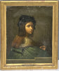 Tableau Ancien Huile Portrait Joueur de Violon Homme Renaissance Raphael XIXe