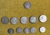 Lot 35 pièces anciennes argent ecu xix ème nap 3 louis philippe leopold hercule