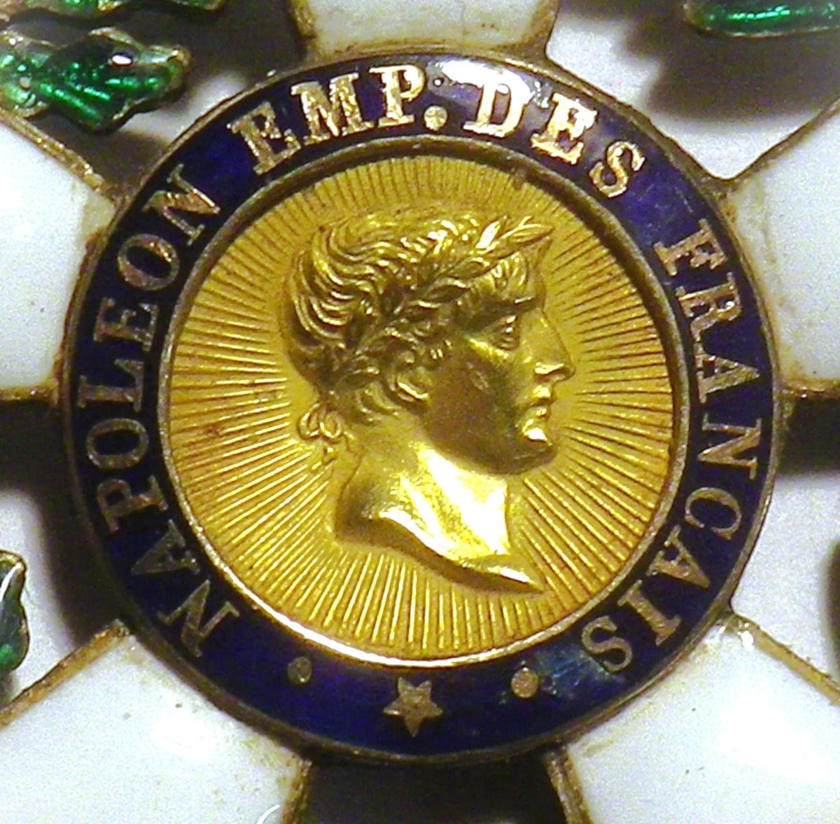 Médaille ordre légion d'honneur 2ème type 1er empire napoléon argent or xixème