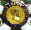 Médaille ordre légion d'honneur 2ème type 1er empire napoléon argent or xixème