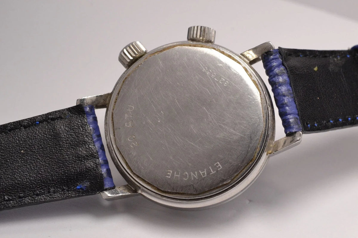 MONTRE ANCIENNE LIP NAUTIC SKI COMPRESSOR R184 1967 FRENCH STAINLESS STEEL WATCH