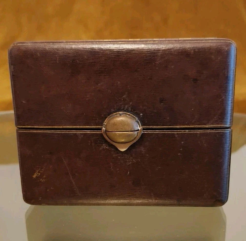 Ancien coffret à bijoux baguier époque xixe