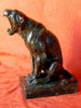 Georges Lucien GUYOT (1885-1972)  lionne assise  école de POMPON