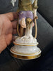 Ancien Sujet Sculpture Ange Statue Porcelaine Meissen Germany 18ème 19ème