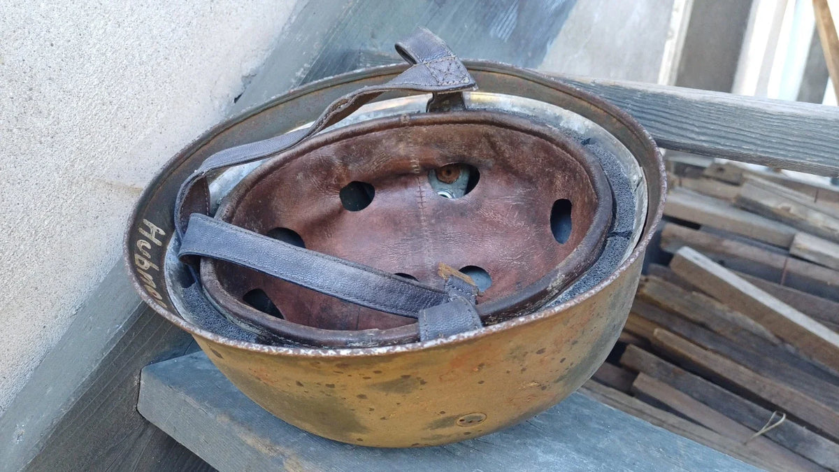 Casque de parachutiste M38, parachutiste, aéroporté, LW, camouflage