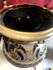 MAGNIFIQUE GRAND VASE EN GRES BYSANTIN SARREGUEMINES no 831