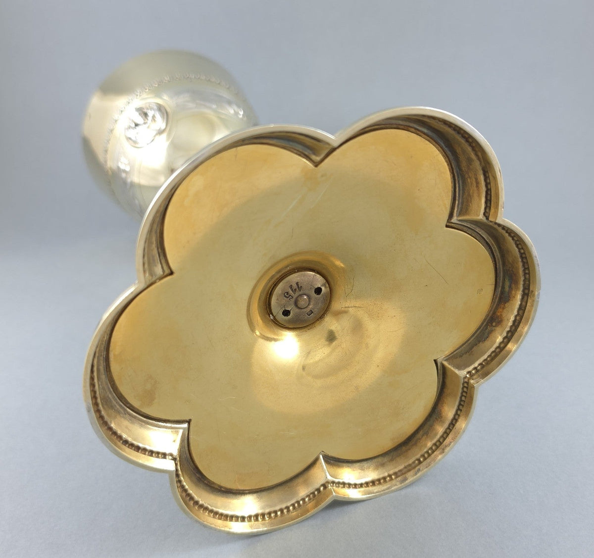 Calice en vermeil Argent massif-Demarquet Frères du 19ème siècle