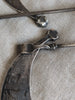 Ancienne paire de fibules berbère argent massif poinçons