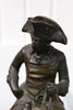 Sculpture ancienne en bronze de Rudolf Kaesbach (1873-1955). Napoléon à cheval