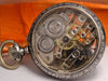 MONTRE ANCIENNE RARE GOUSSET SQUELETTE ARGENT NIELLO 1900 VINTAGE POCKET WATCH
