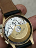 Montre vintage bulova cronograph automatic or18k