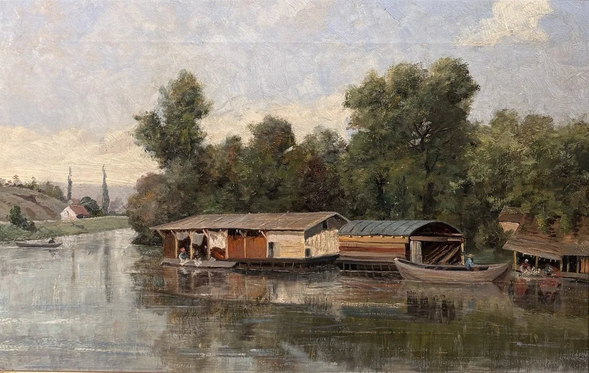 Tableau école Impressionniste XIXe Sisley